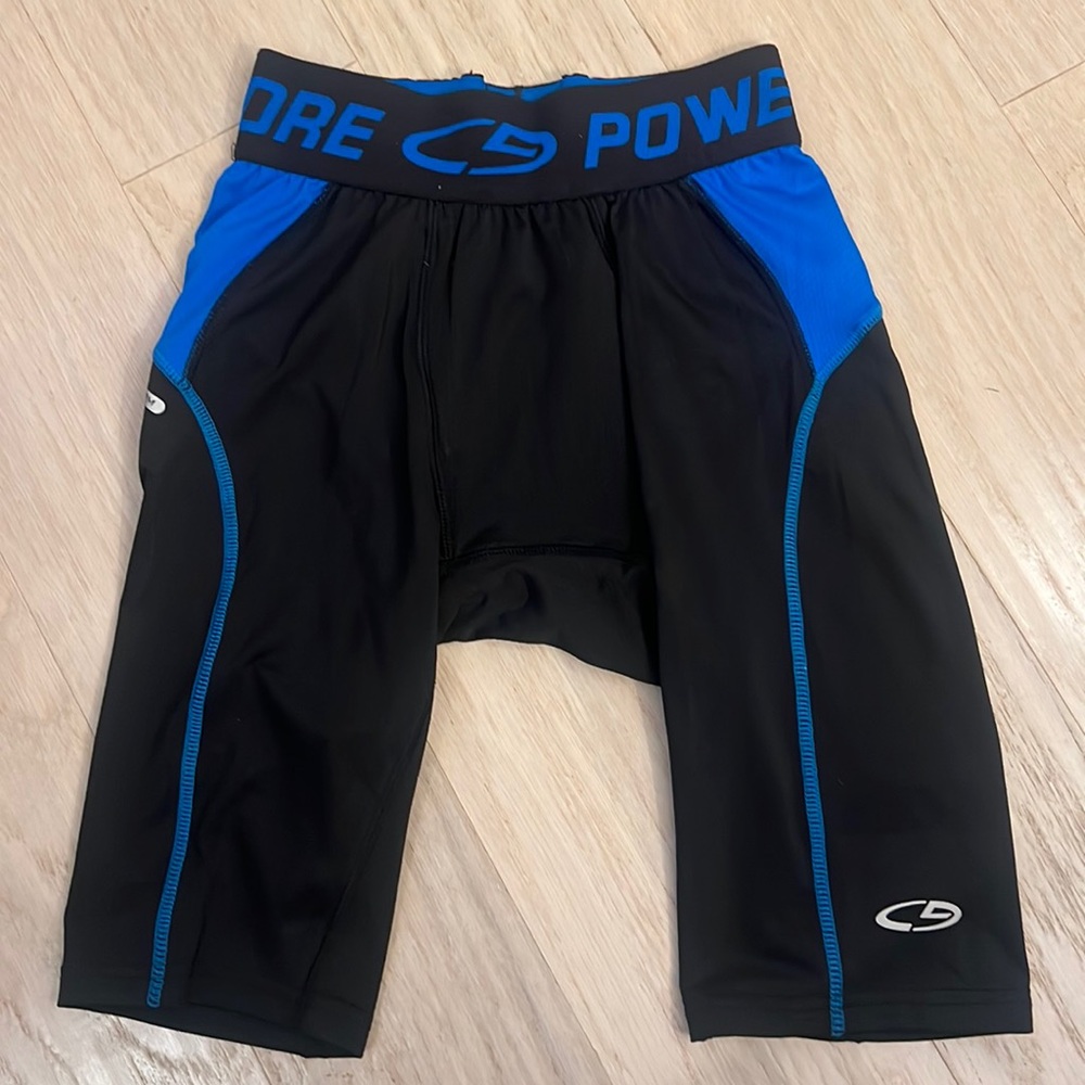 Set of Two Power Core by Champion Mens Compression Shorts/Slider